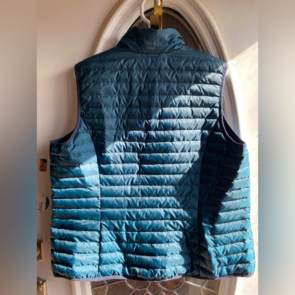 🩵 Eddie Bauer Women’s Packable 650 Down Vest - XL - Picture 2 of 11